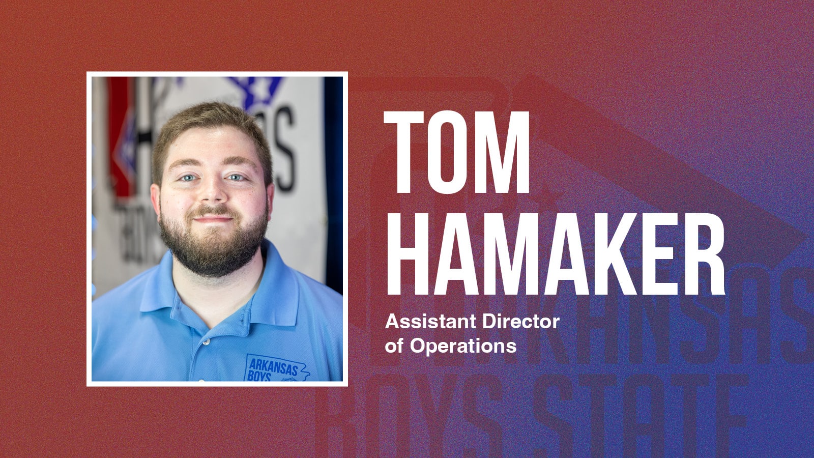 Hamaker to help lead Arkansas Boys State’s Operations Team